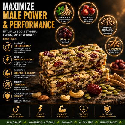 💪 More Energy More Confidence More Life🍆🍌Daily Wellness Support For Men-ABB8
