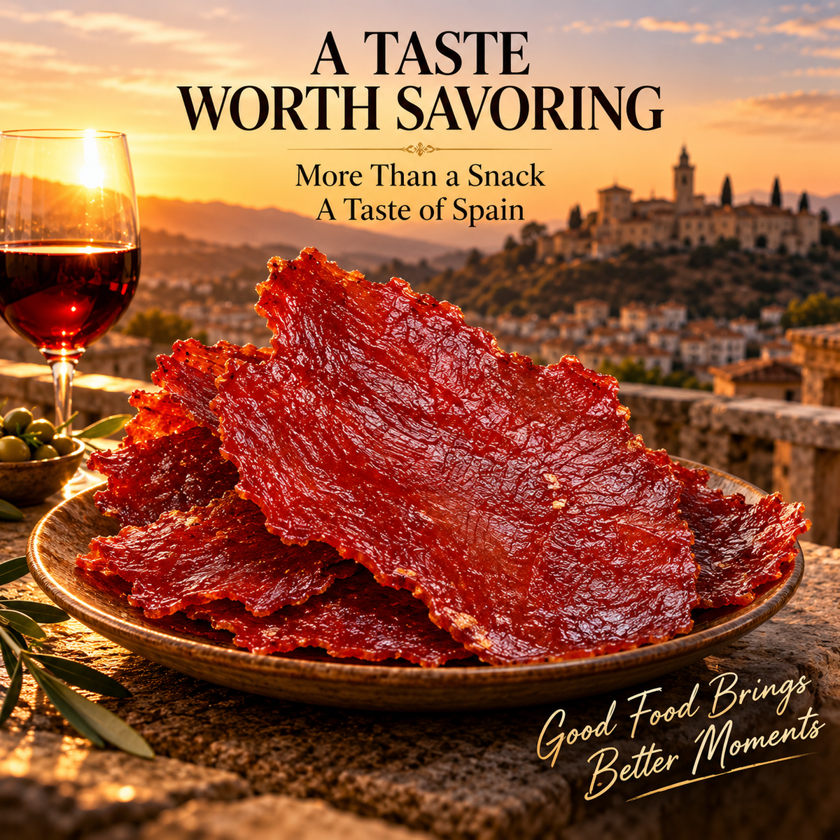 👍🐷 Premium Iberian Pork Jerky —🥇🥩More Protein. Less Sugar. Real Meat-ABB8