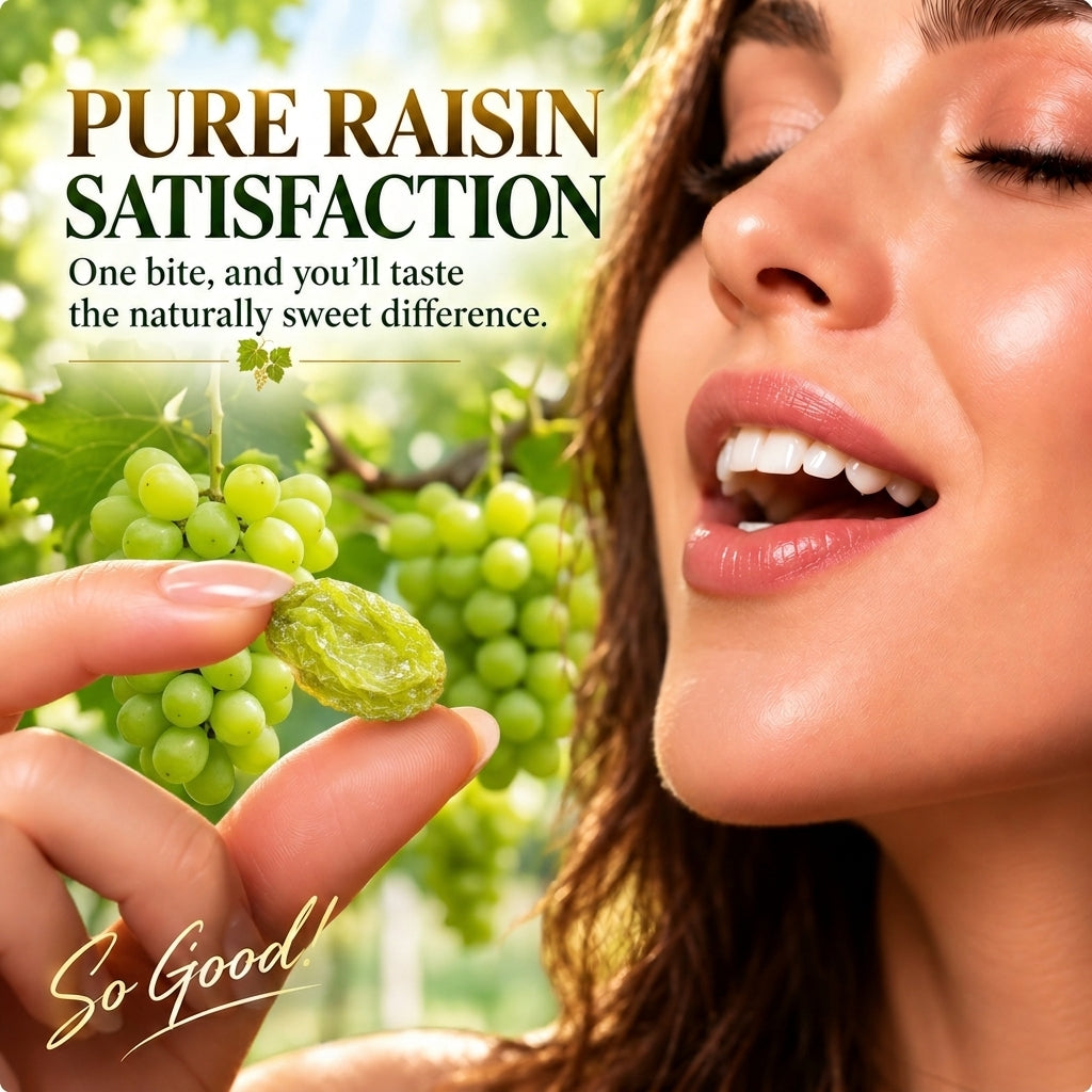 ✅🍇Shine Muscat Raisins – 🌿🍇Premium Dried Grapes, Naturally Sweet & Fragrant-ABB8