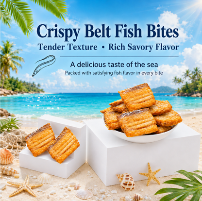 💯🐟High-Protein Guilt-Free Beltfish Crisps🦈🥇Limited-Time Special Offer-XA
