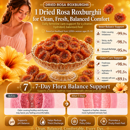💗🎄 Rosa Roxburghii Superfruit — Daily Support for Feminine Balance & Freshness 🍩🍨Feel Clean, Fresh, and Naturally Confident Every Day-ABB8
